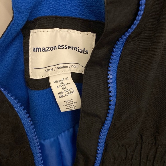 Amazon Essentials snow bib, kids size xs(4-5) - Picture 2 of 4